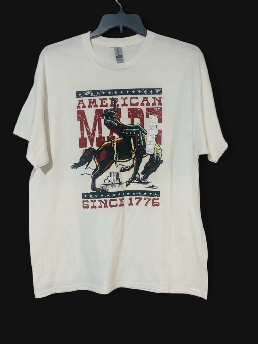 Gildan American Made Graphic Tee Since 1776"
Size XL NWOT